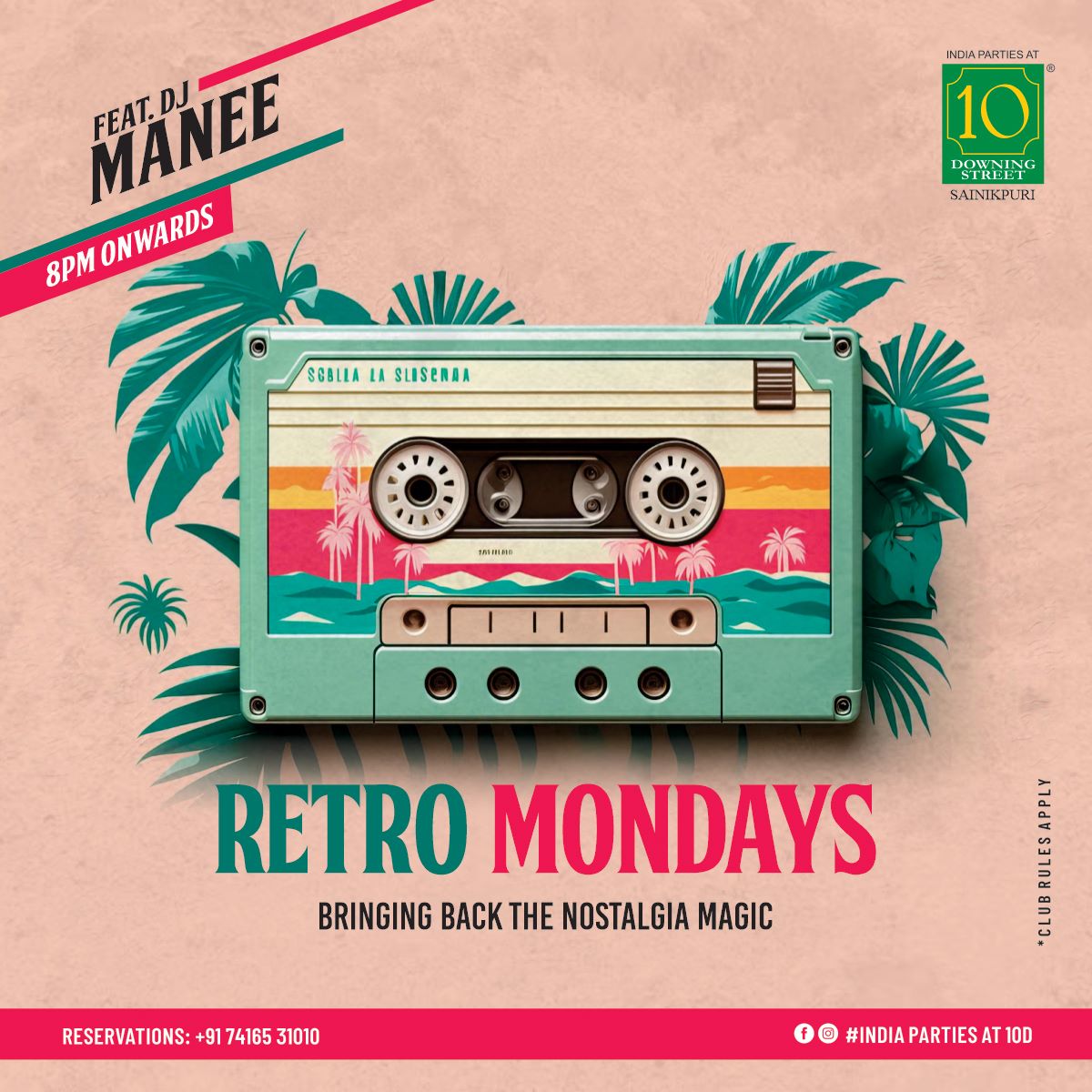 Retro Mondays- Ft Dj Manee