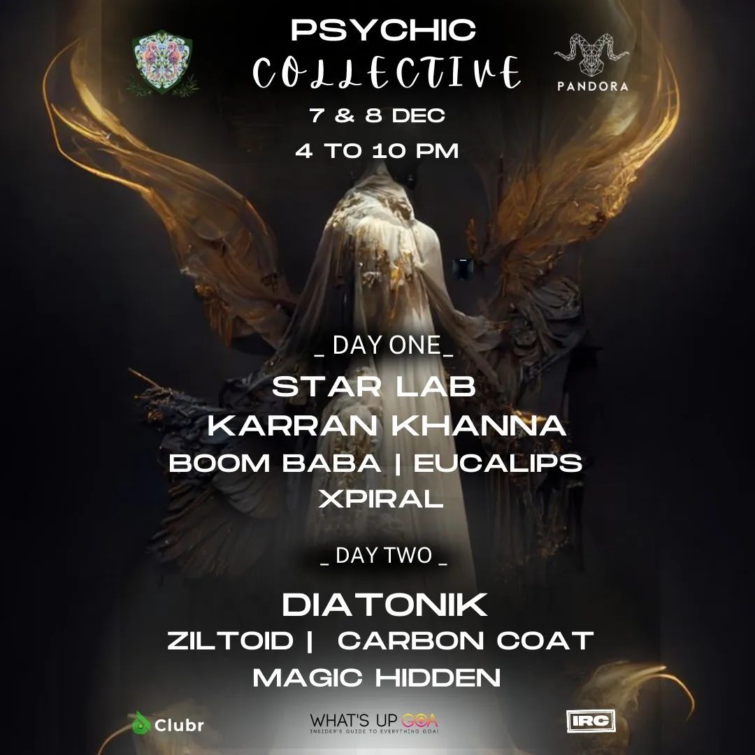 enhed uhyre Afstemning Psychic Collective with Pandora Music by House Of Chapora, Psytrance Party  Event Tickets Goa - Clubr