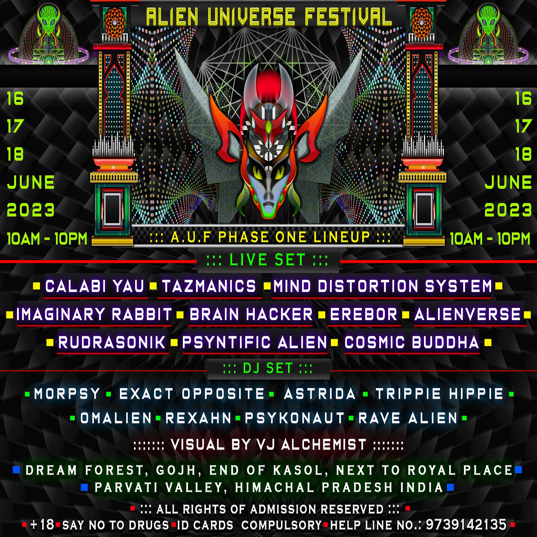 ALIEN UNIVERSE FESTIVAL by Alien Universe Festival, Psytrance Party