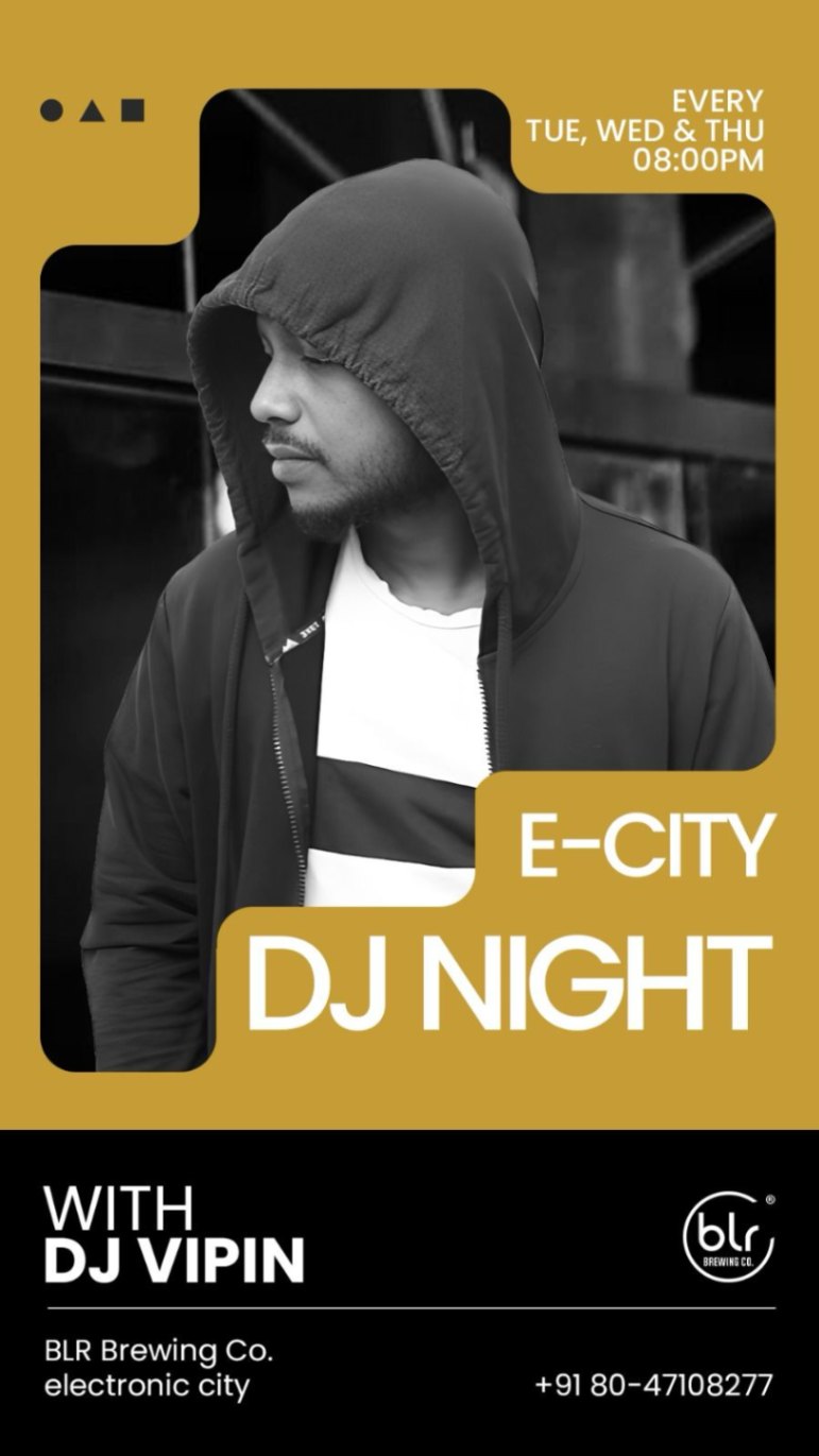 Wednesday Live E-City DJ Night - Ft. DJ Vipin