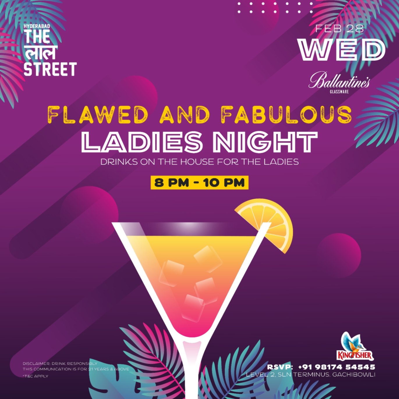 WEDNESDAY FLAWED AND FABULOUS LADIES NIGHT