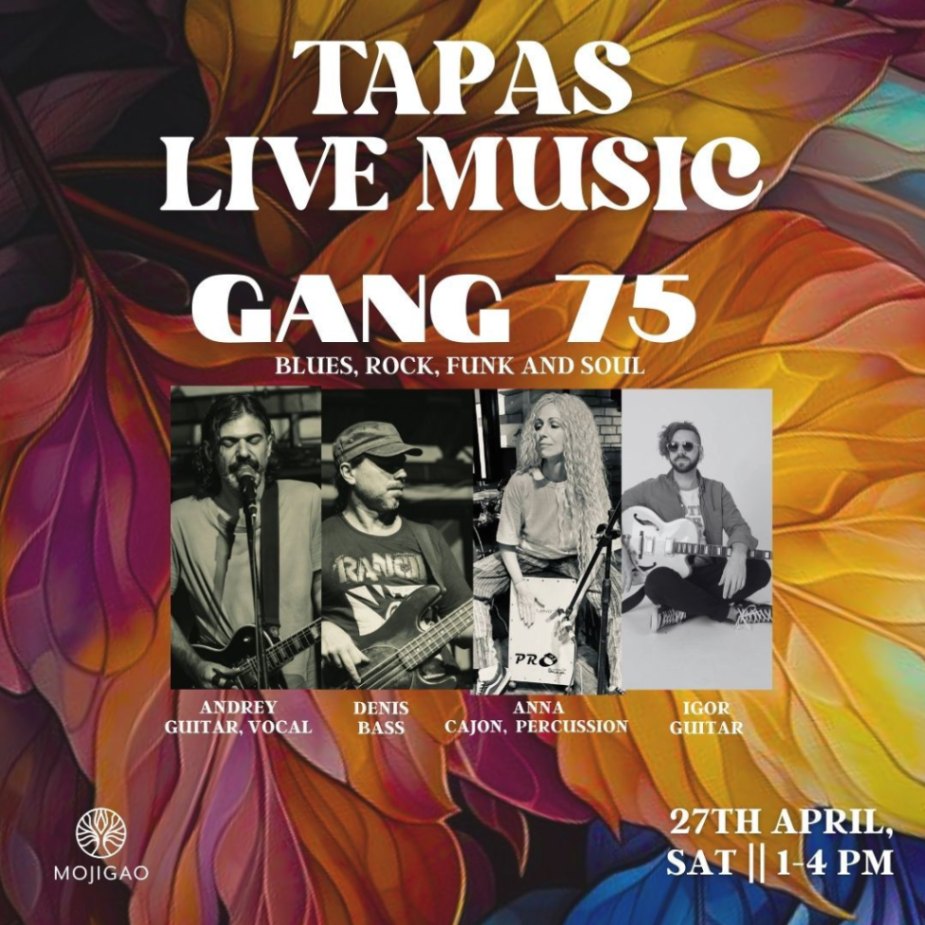 Tapas Live Music ft-Gang 75