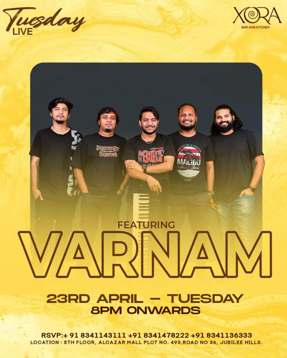 Tuesday Live Music - ft Varnam