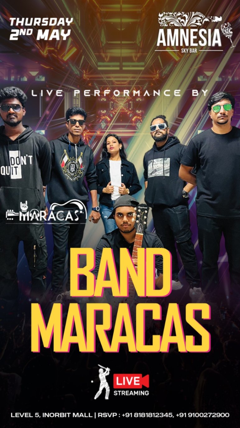 Thursday Night Live - ft Band Maracas