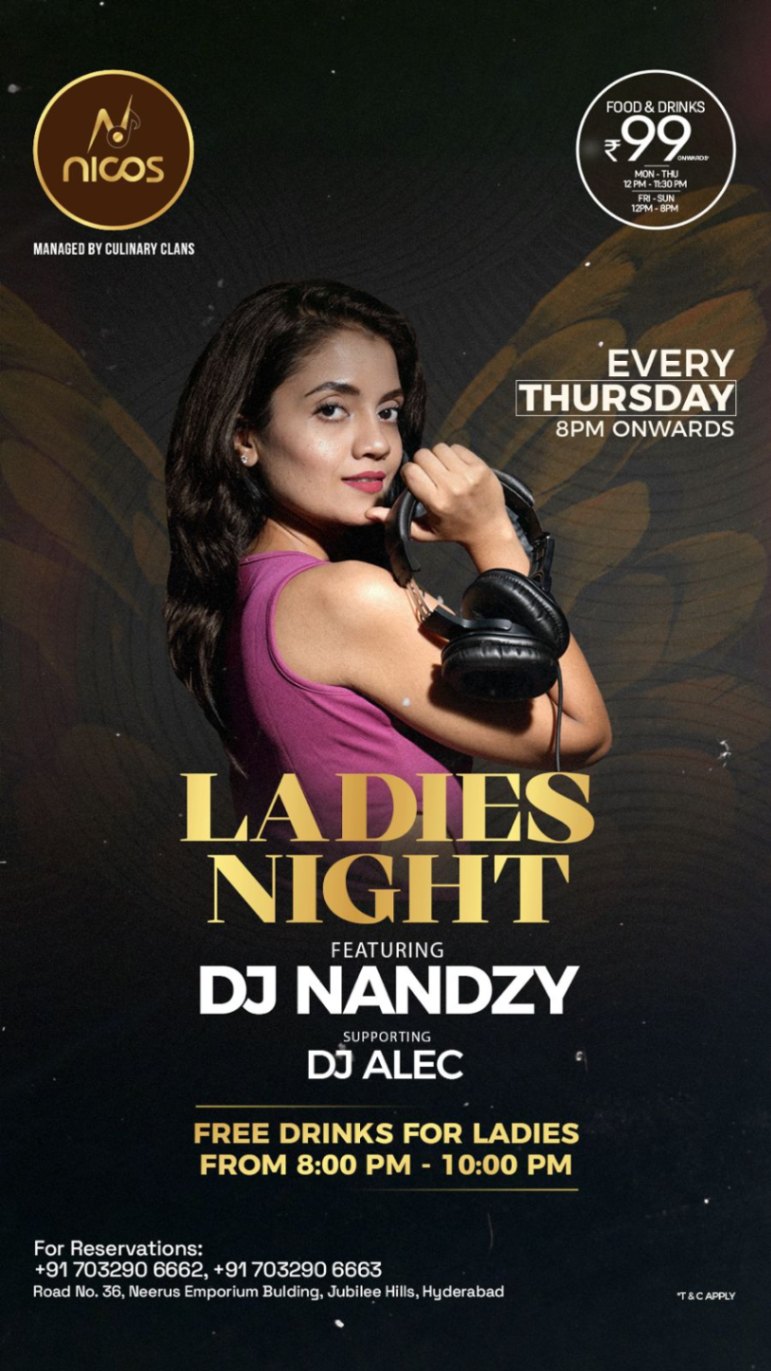 Thursday Ladies Night- ft DJ Nandzy