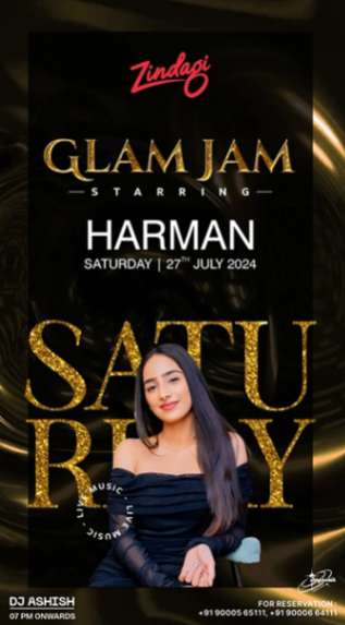 Glam Jam Saturday Starring Harman