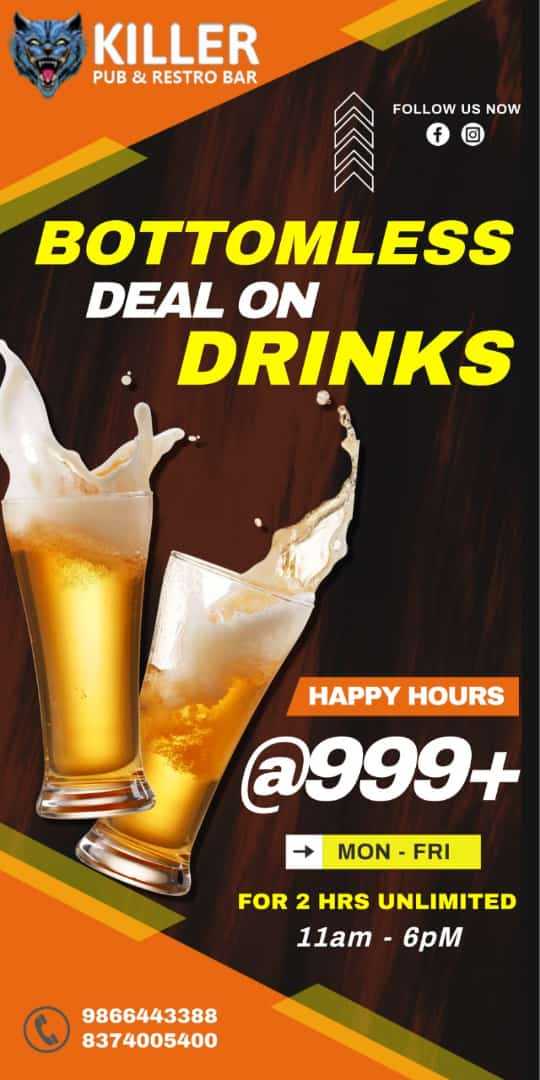 Bottomless Deal on Drinks