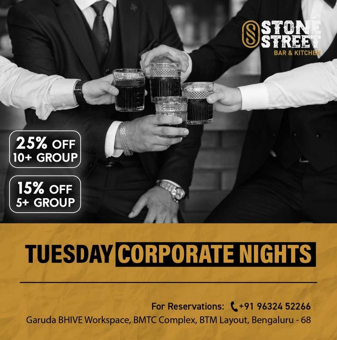 Tuesday Corporate Night