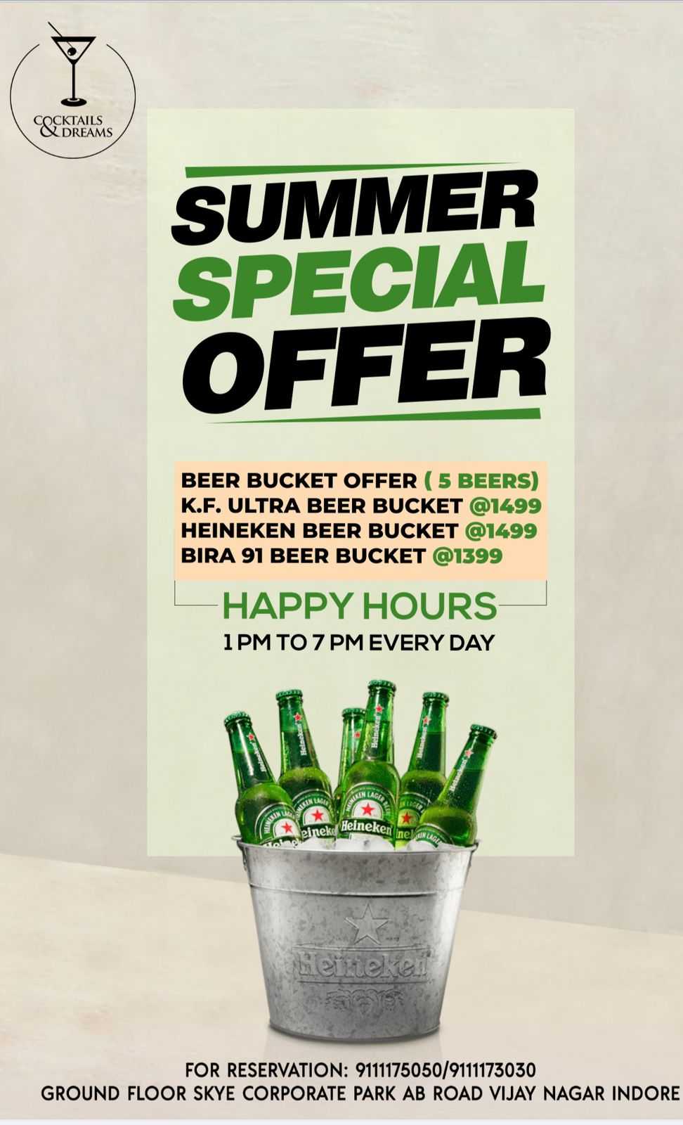 Summer Special cocktail Offer
