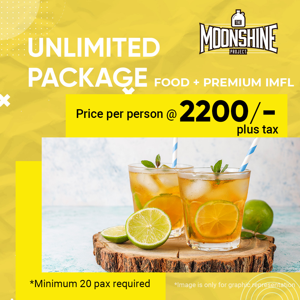 Food, IMFL Drinks - Unlimited Package @2200