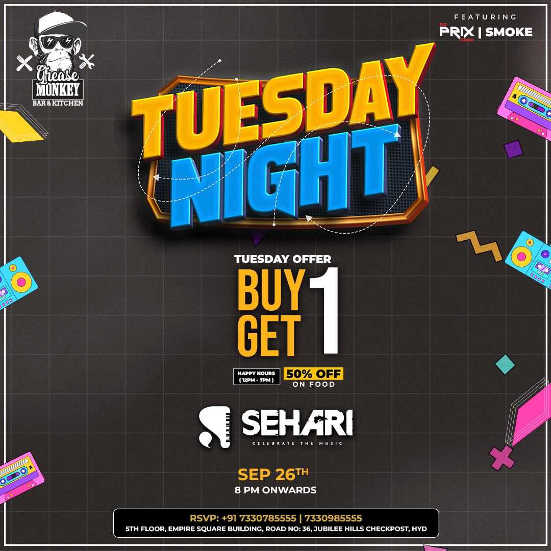 Tuesday Nights - Ft Sehari