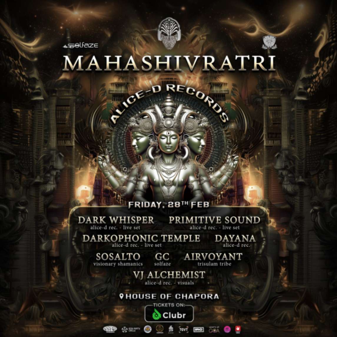 ALICE-D REC. LABEL NIGHT | MAHASHIVRATRI