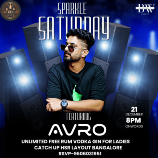 SPARKLE SATURDAYS LADIES NIGHT - FT AVRO